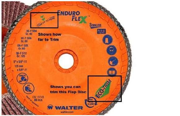 Walter Trimmable Enduro Flex Flap Wheels